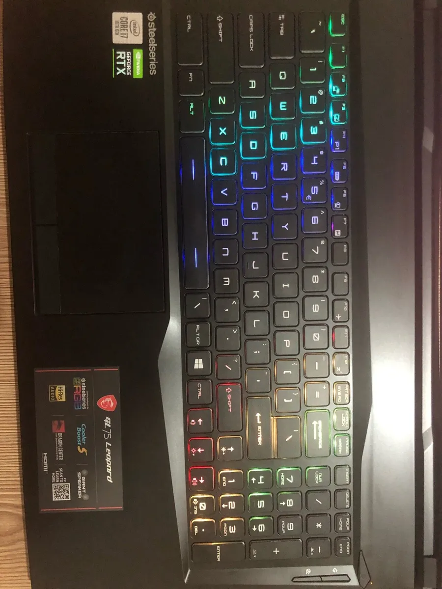 RTX 2070 Gaming Laptop 17’3 MSI 10th Generation - Image 2