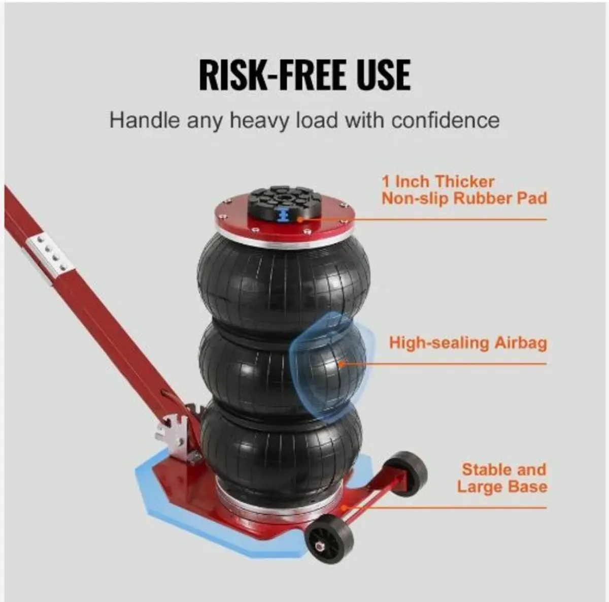 Air Jack, 3 Ton/3000 kg Triple Bag Air - Image 4