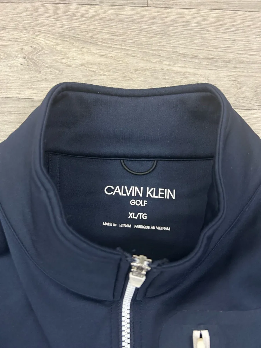 CK Calvin Klein Golf Half Zip Jumper Mens XL - Image 4