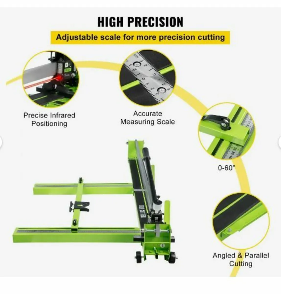 Tile Cutter 47-Inch Manual Tile Cutter 1.4-Inch - Image 2
