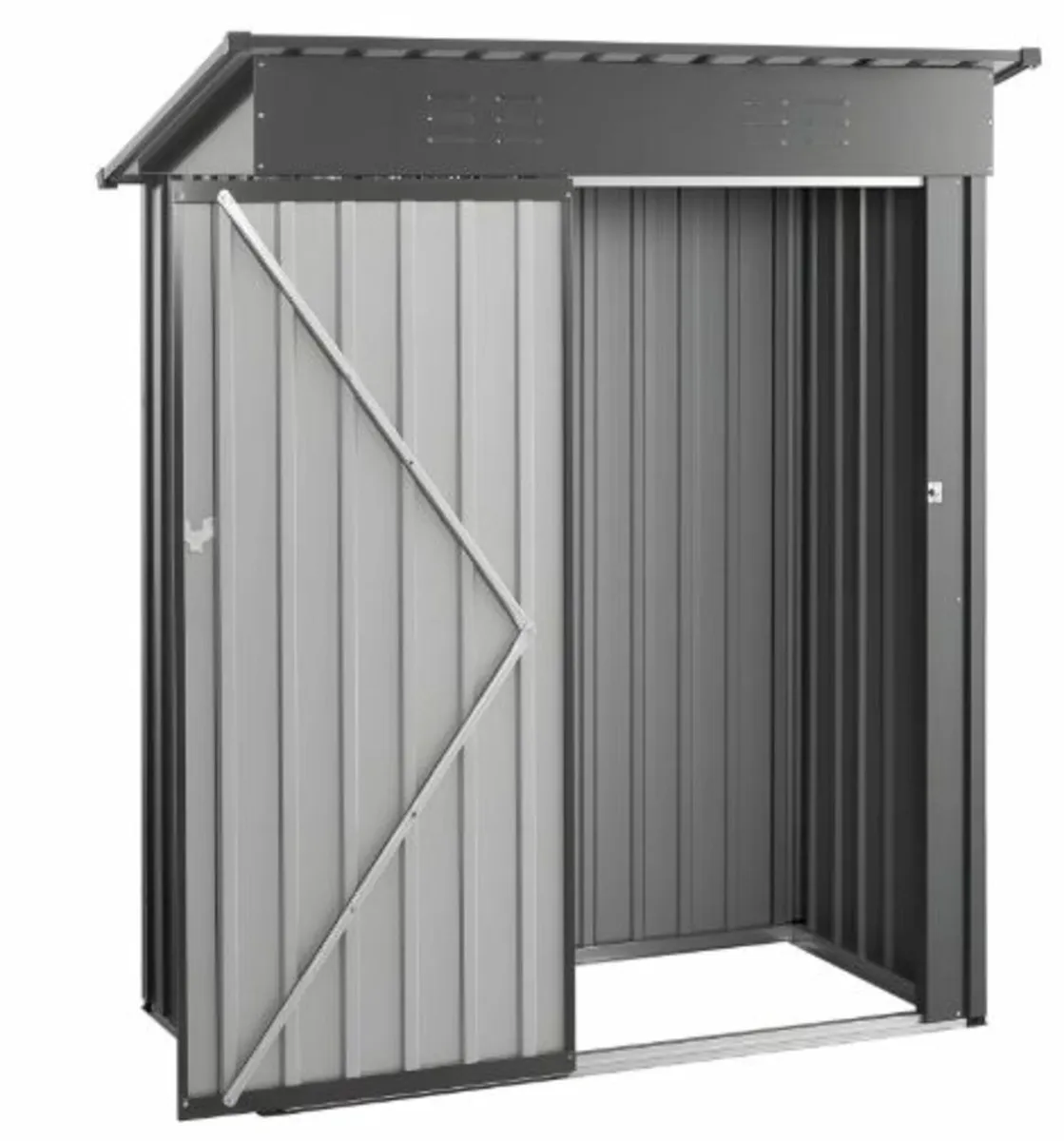 1533 x 876 x 1815 mm Metal Garden Shed, Storage - Image 4