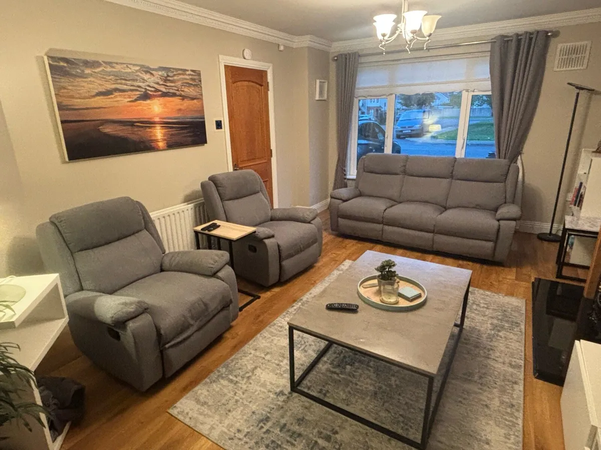 3+1+1 Recliner Sofa Set - Image 1