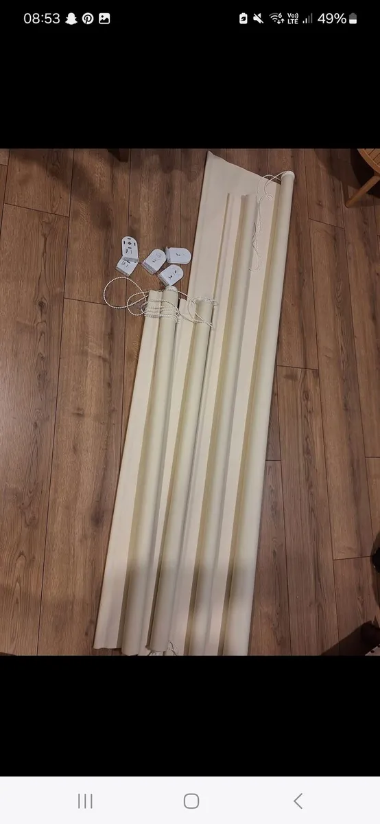 Blackout blinds,  curtains poles, curtains - Image 1