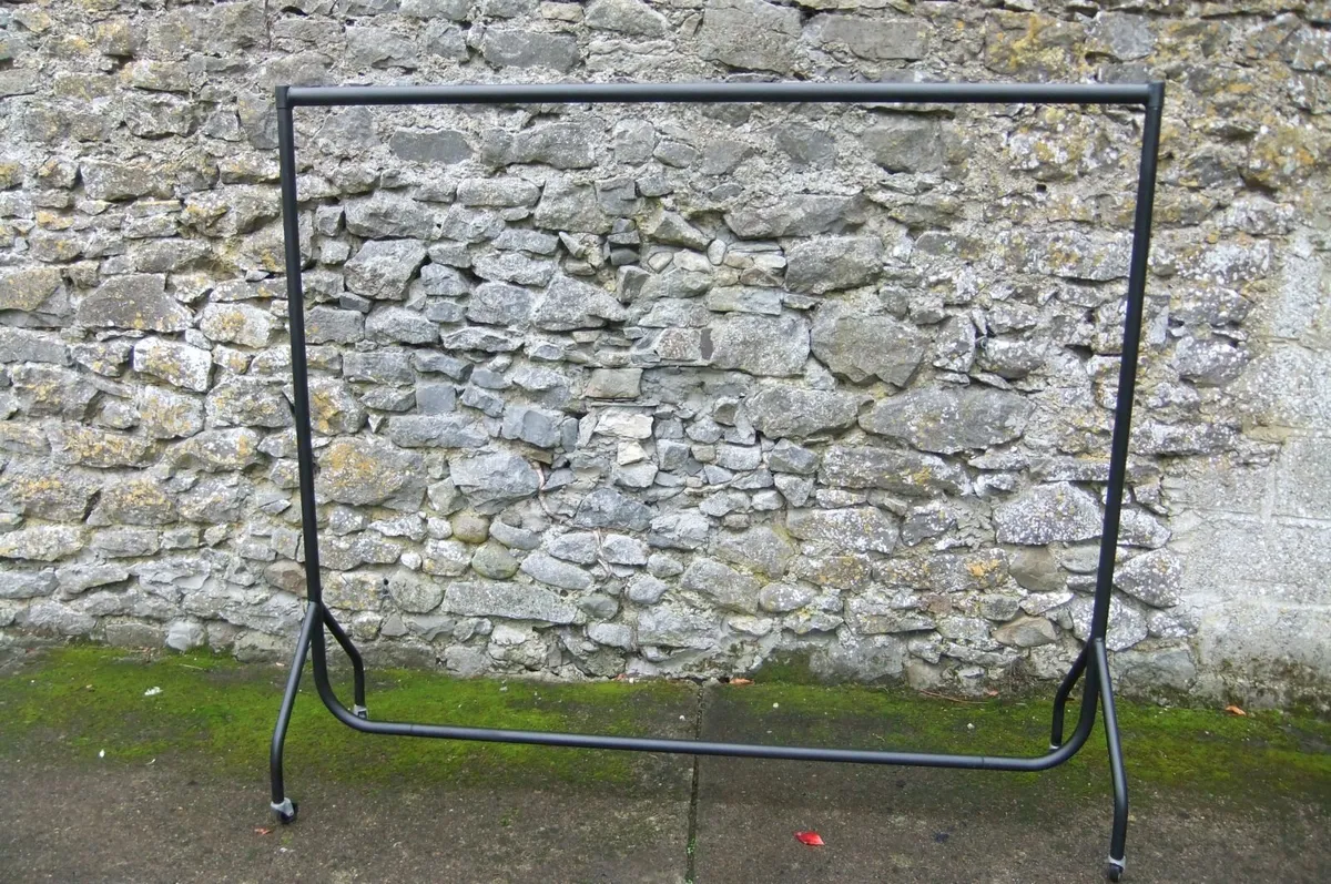 Sturdy Metal Clothes Rail x 3. - Image 1