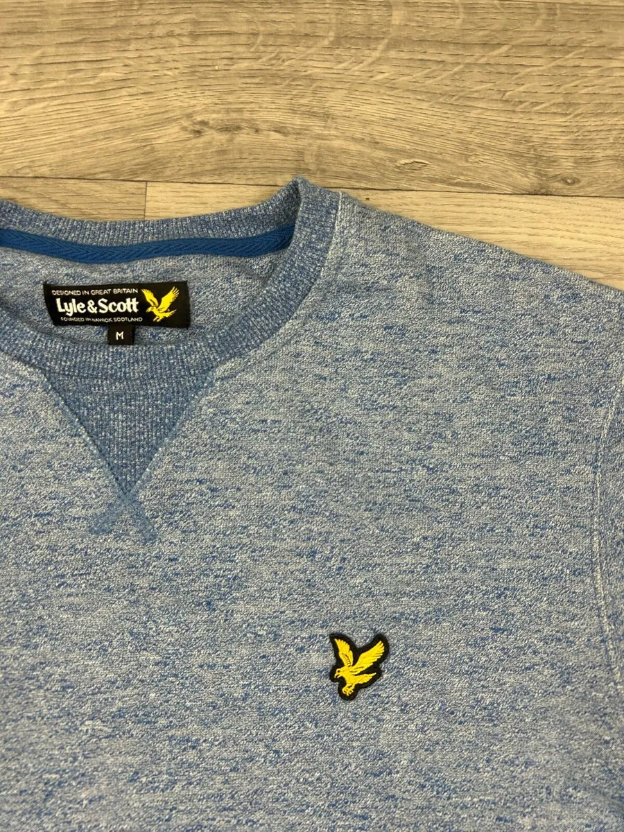 Lyle & Scott Cotton Jumper Mens Medium - Image 3