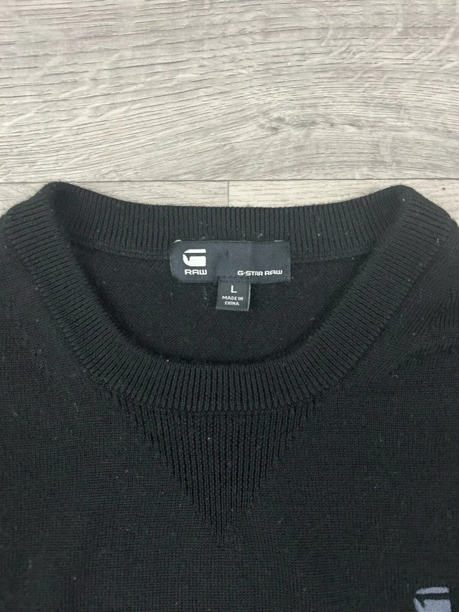 G-Star Raw Merino Wool Jumper Mens Mens Large - Image 3
