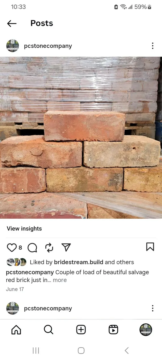 Old salvage red brick foe sale - Image 3