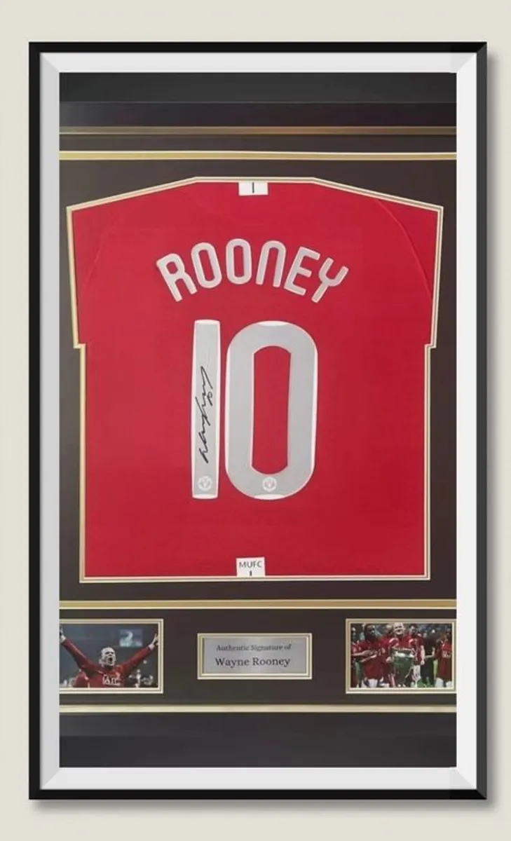 Rooney hand signed jersey - Image 2