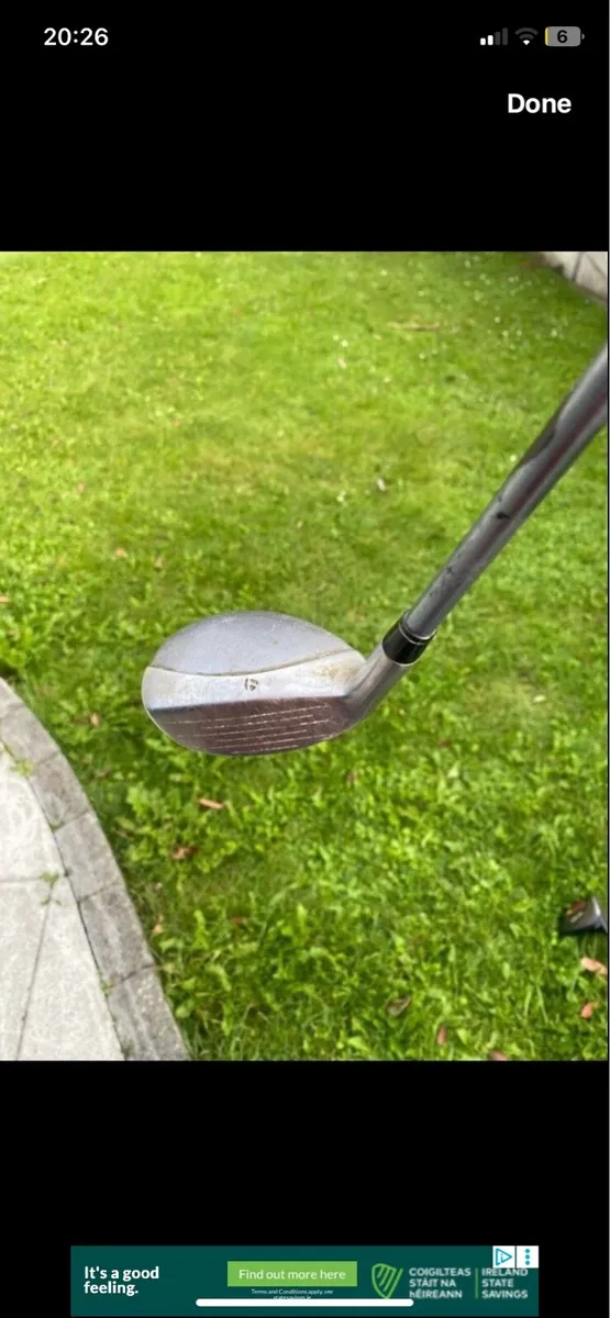 Golf clubs and bag - Image 4