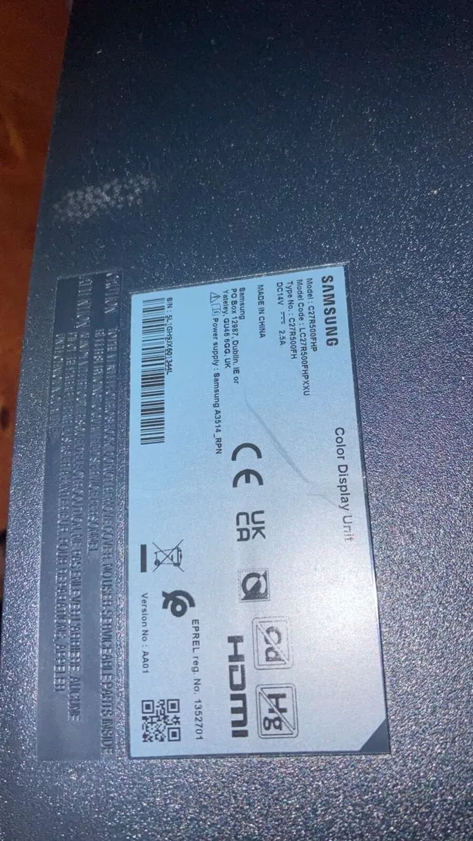 Samsung 27" Curved Full HD Monitor - Image 4