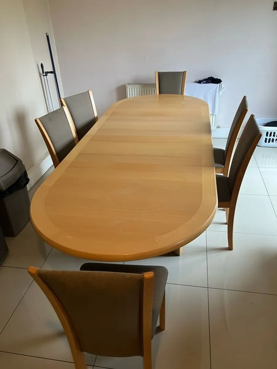 Skovby Danish Extendable Dining Table & 6 Chairs - Image 1