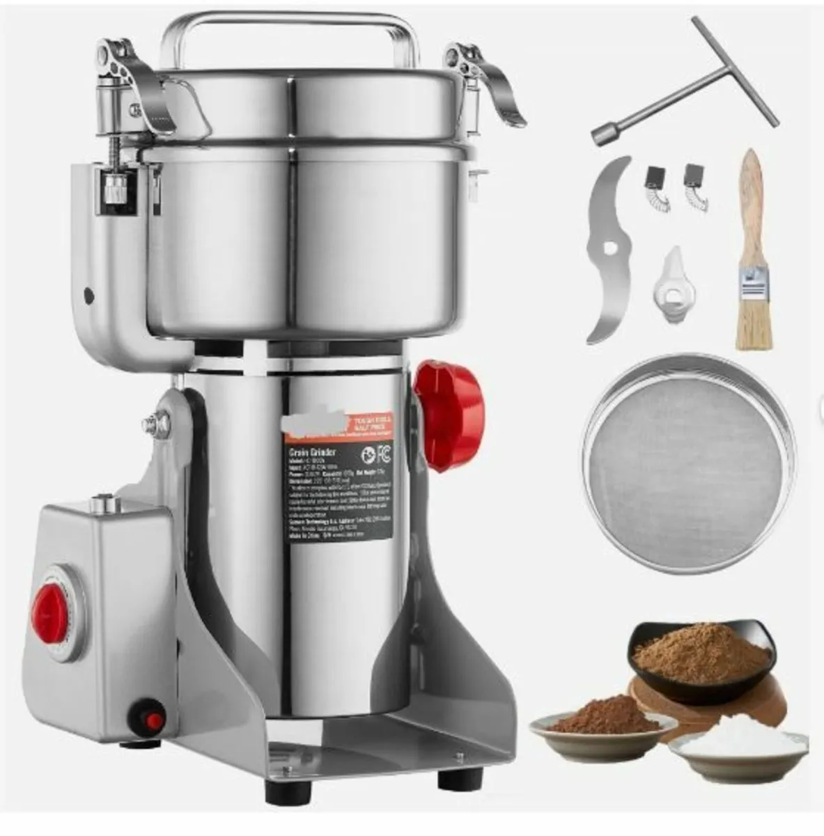 1000g Electric Grain Mill Grinder - Image 1