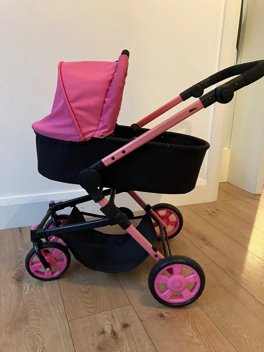 Doll Buggy with Car Seat and Pram - Image 1