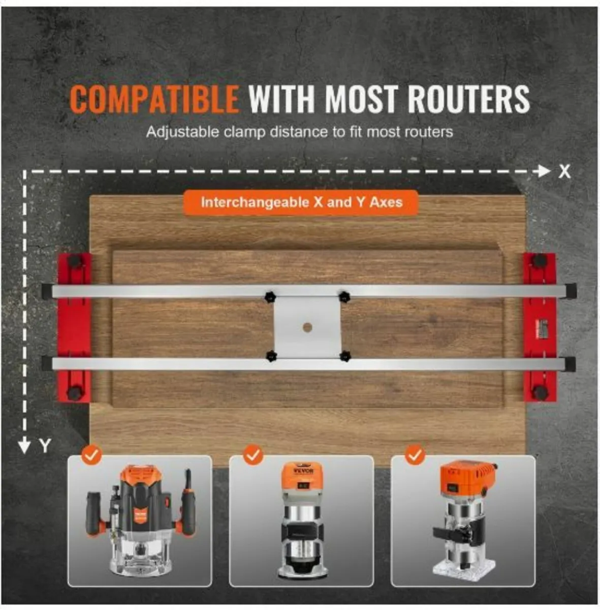 Router Sled, 64 inches/162.6 cm - Image 1