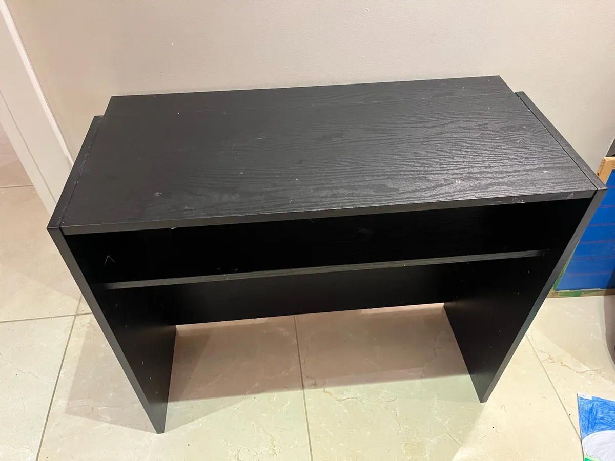 Storage cube units and small desk - Image 4