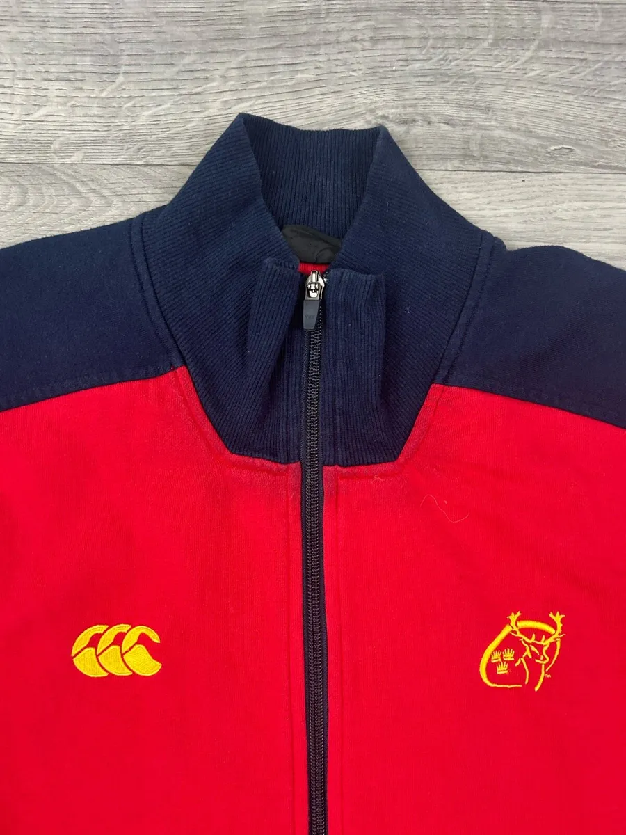 Vintage Canterbury Munster Rugby Track Jacket M - Image 3