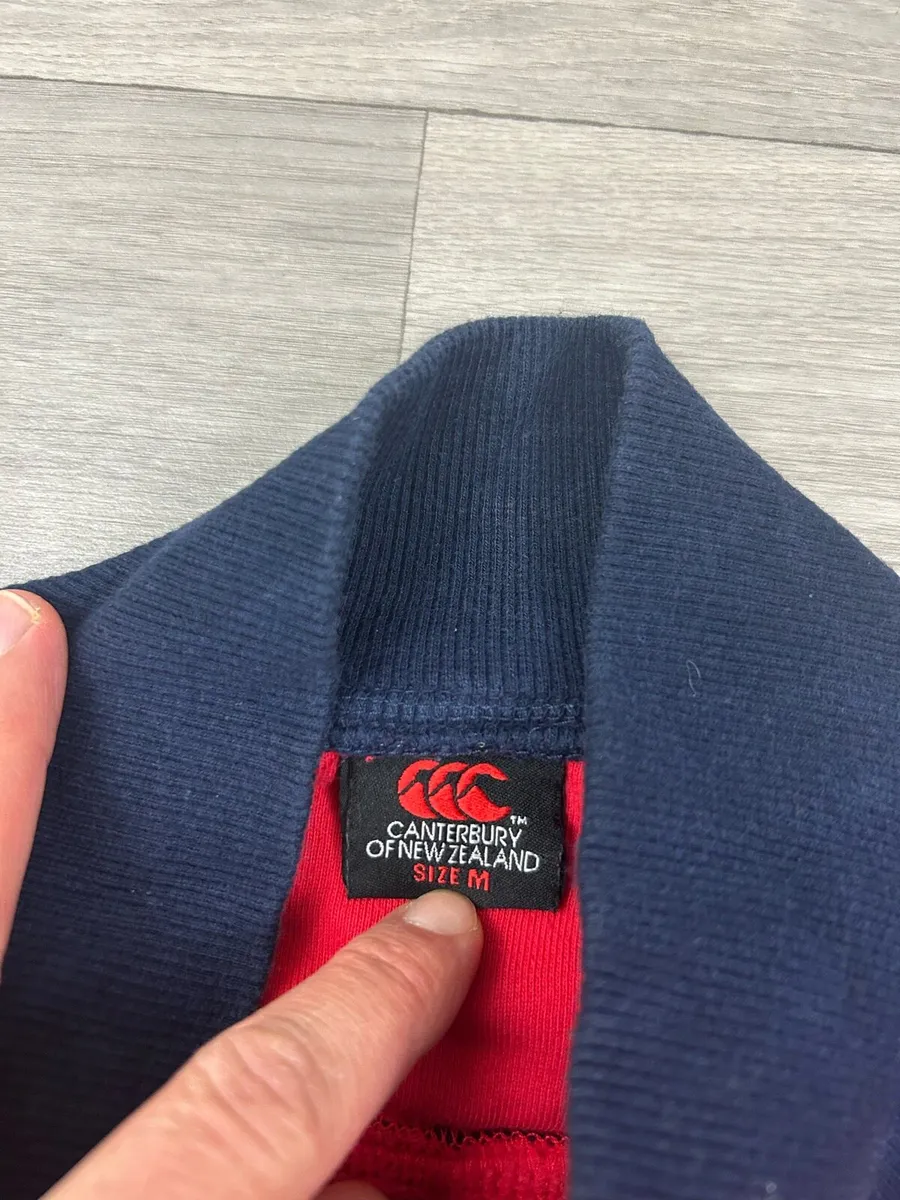 Vintage Canterbury Munster Rugby Track Jacket M - Image 4