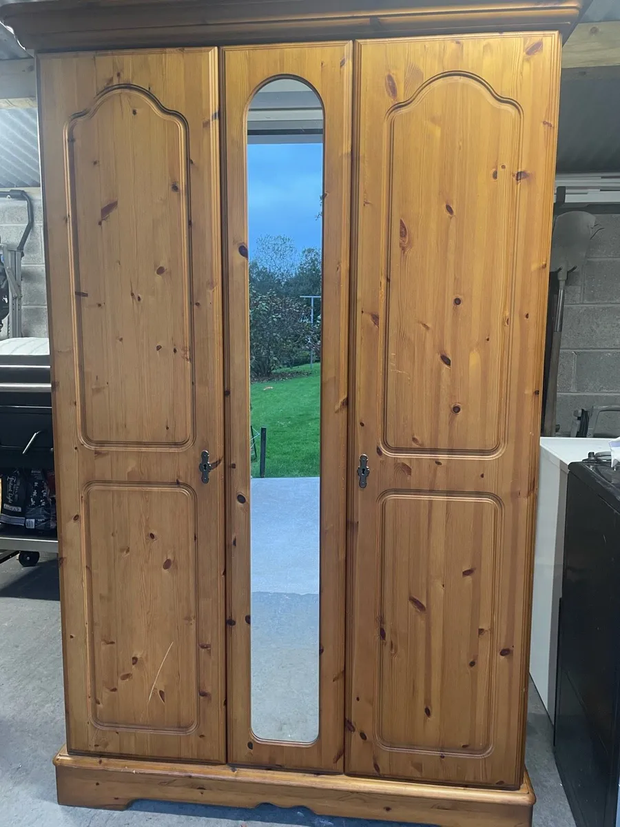 Solid Pine Wardrobe - Image 2