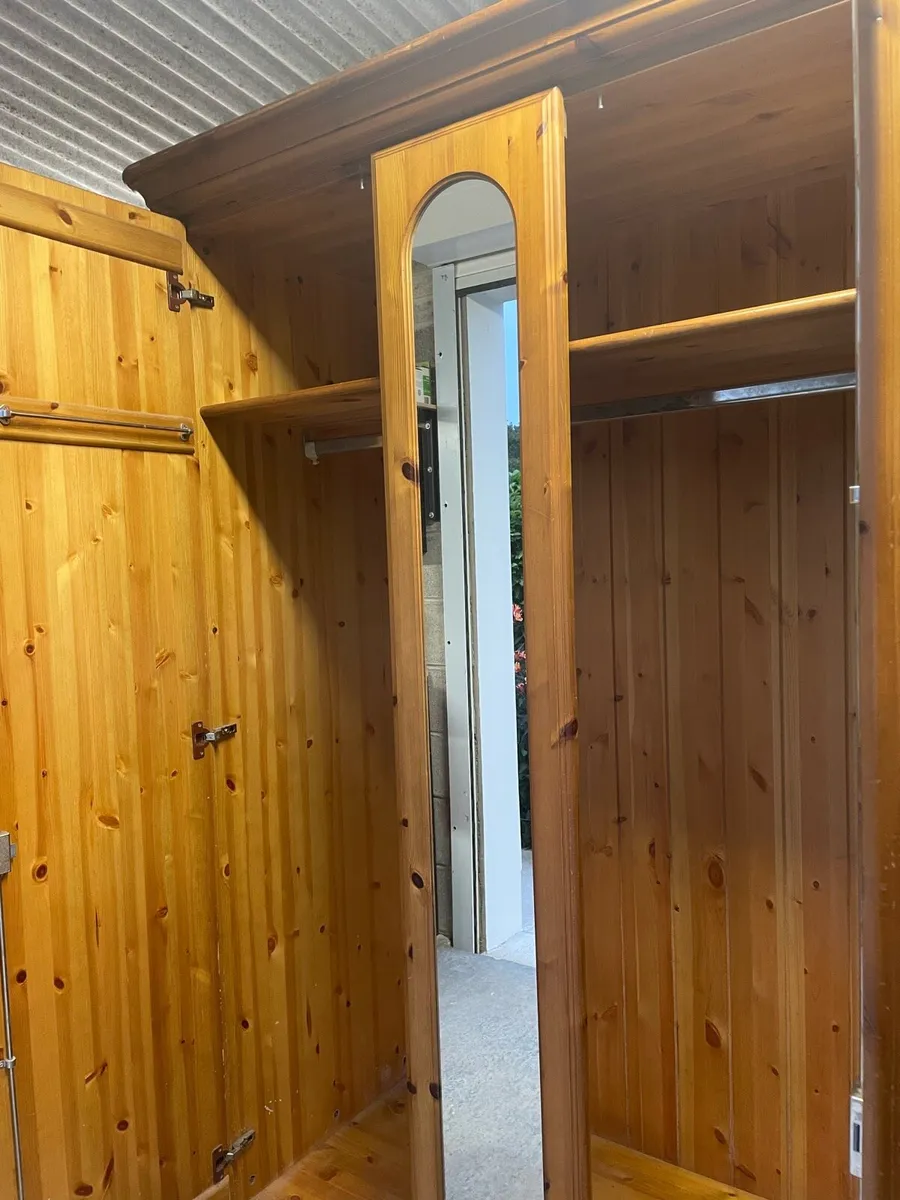 Solid Pine Wardrobe - Image 4