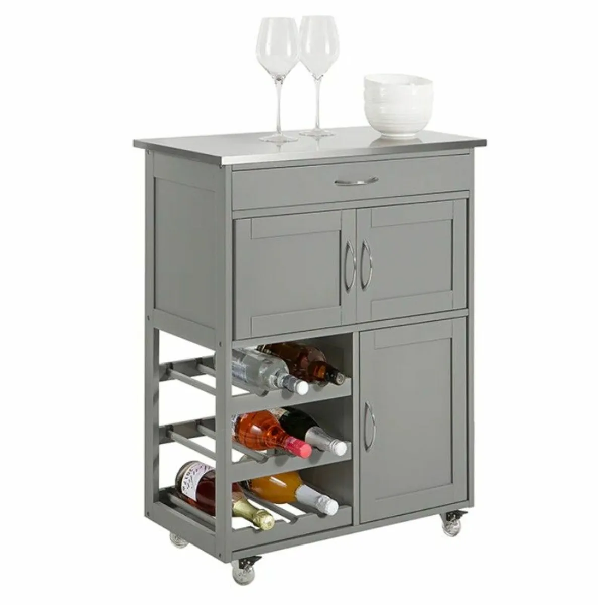 Kitchen Trolley Cabinet Portable - Image 1