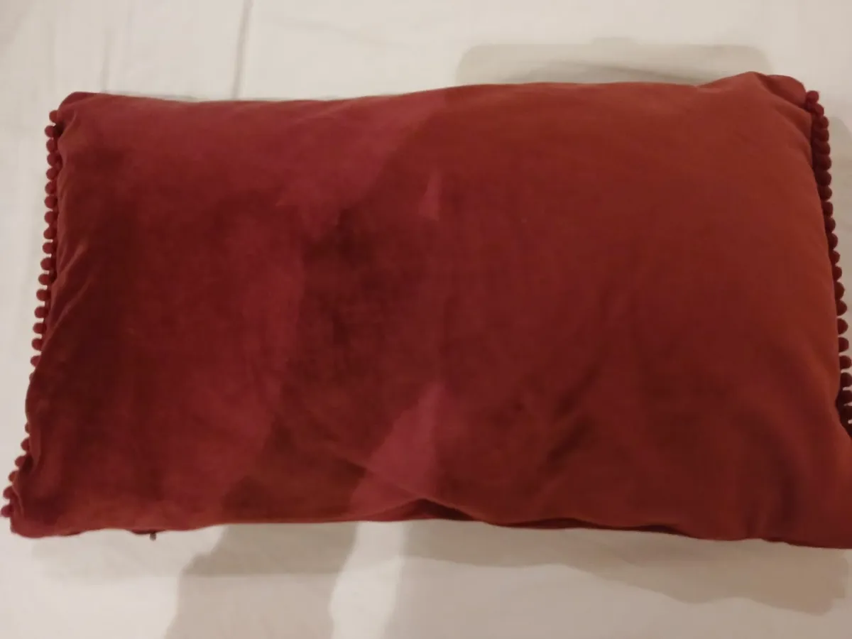 Rich Velvet Christmas Cushions - Image 2