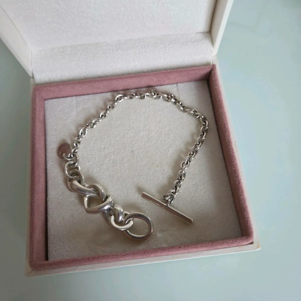 Pandora bracelet knot heart - Image 1