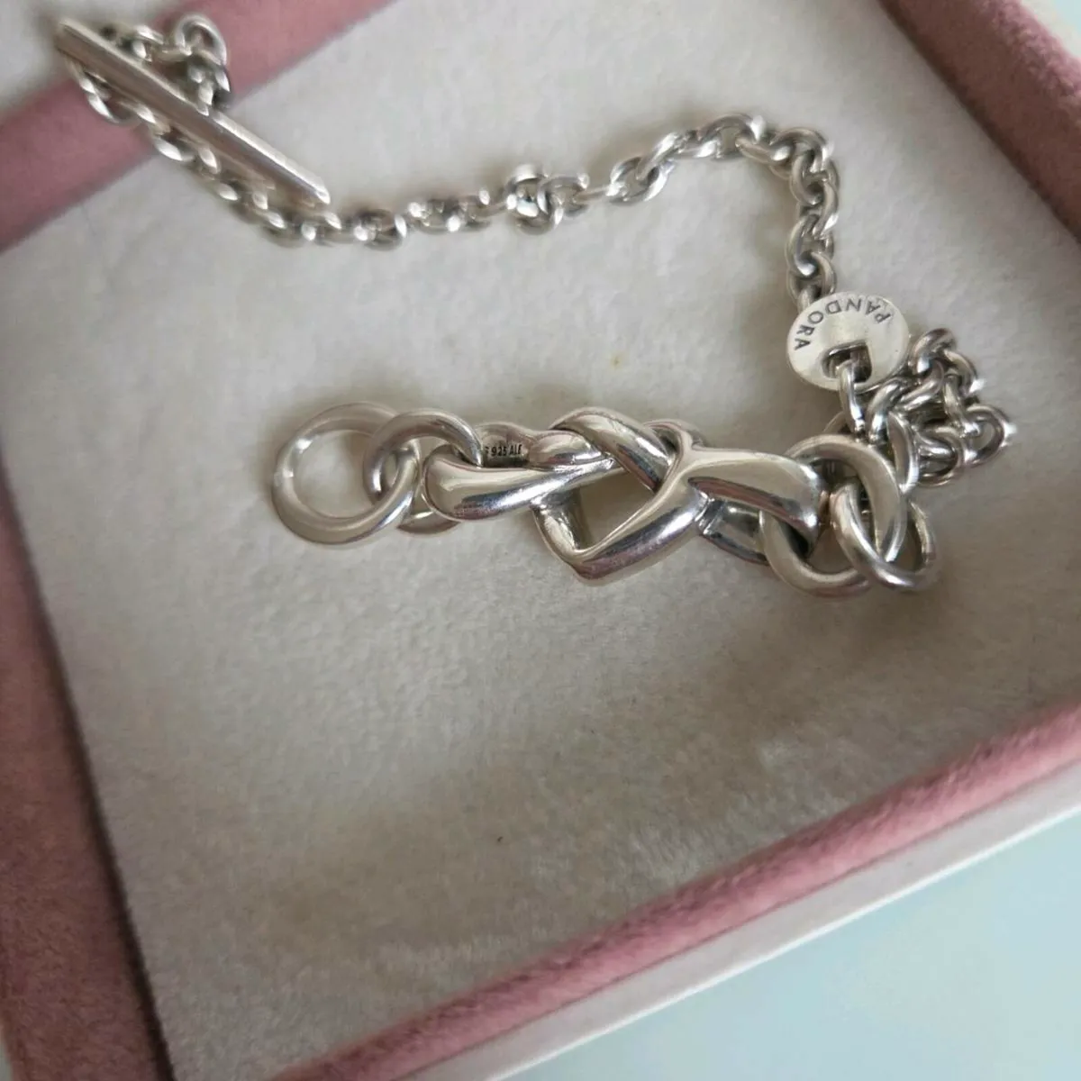 Pandora bracelet knot heart - Image 3
