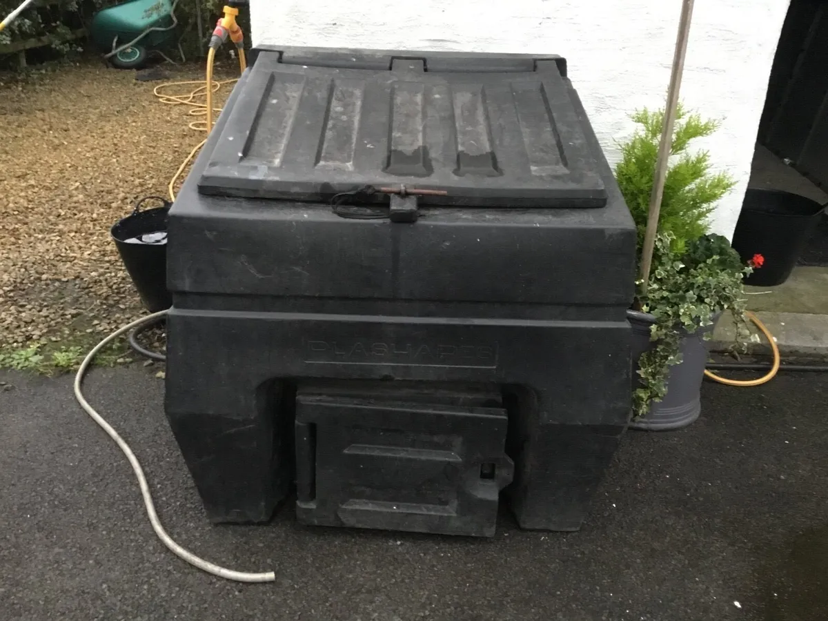 Back boiler boru stove plus half ton coal bunker for sale in Co