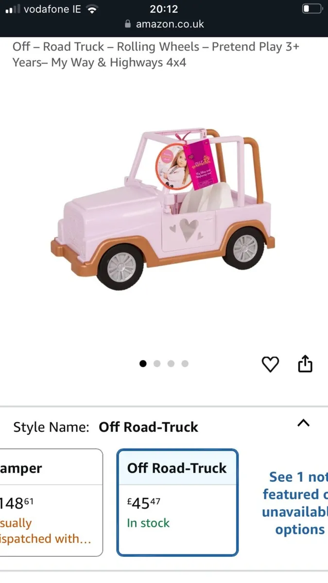 Our Generation Camper and Jeep - Image 2