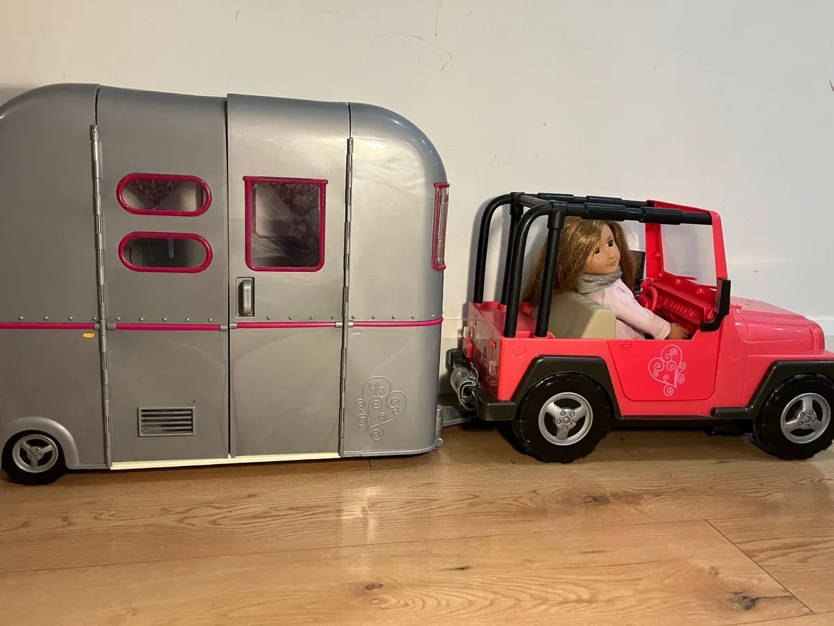 Our Generation Camper and Jeep - Image 1