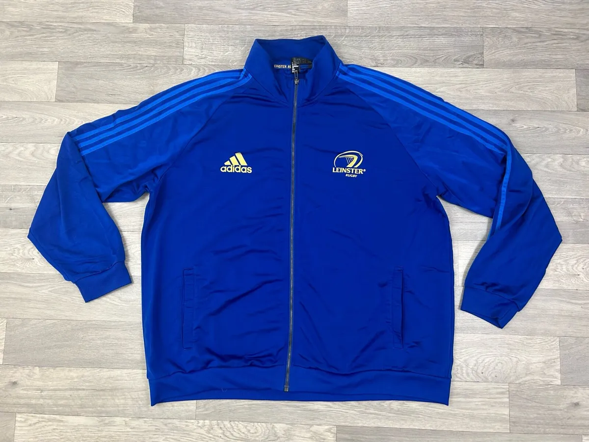 Adidas Leinster Rugby Track Jacket Mens XXL - Image 1