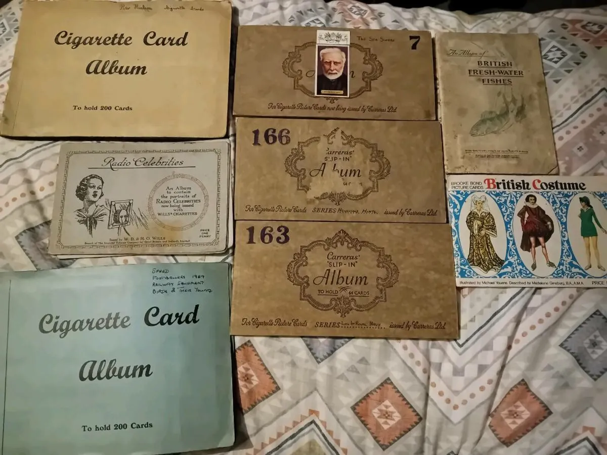 Rare Cigarette Cards And Stamps Over 1000 - Image 1