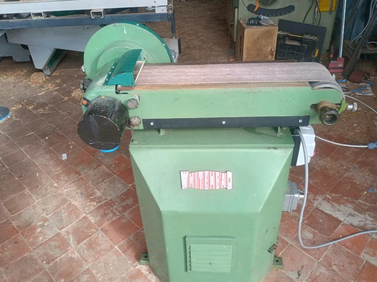 White belt and disc sander - Image 2