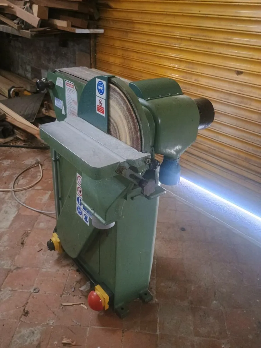 White belt and disc sander - Image 3