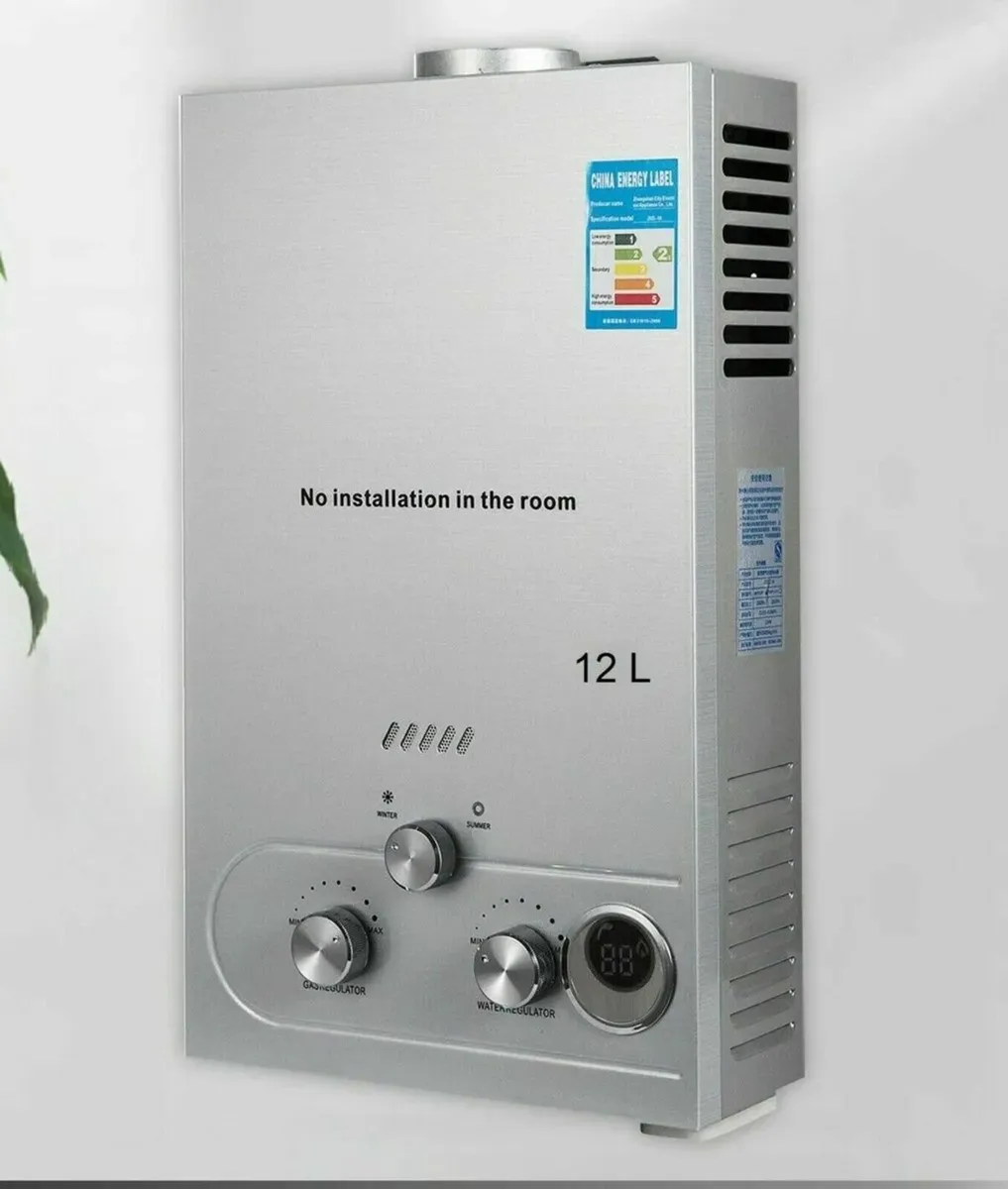 6L Tankless LPG Hot Water Heater Propane Gas - Image 2