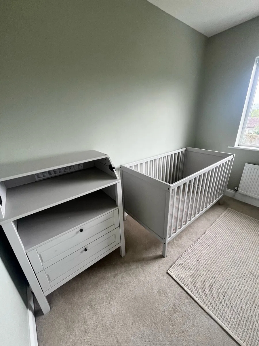 Cot and Changing Table - Image 2
