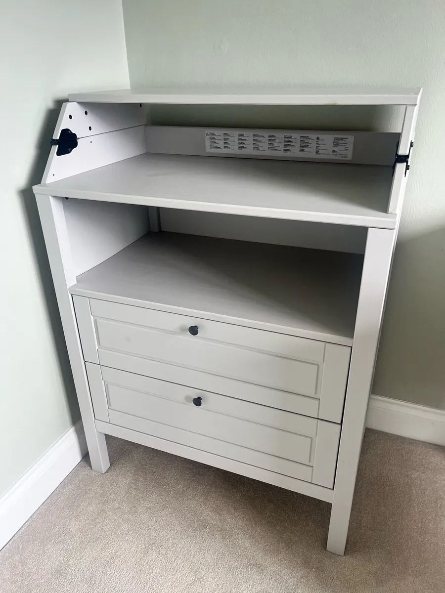 Cot and Changing Table - Image 3