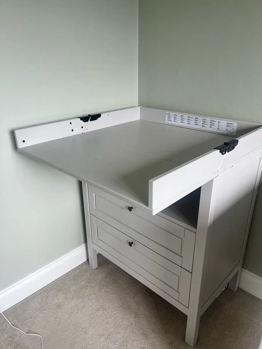 Cot and Changing Table - Image 4