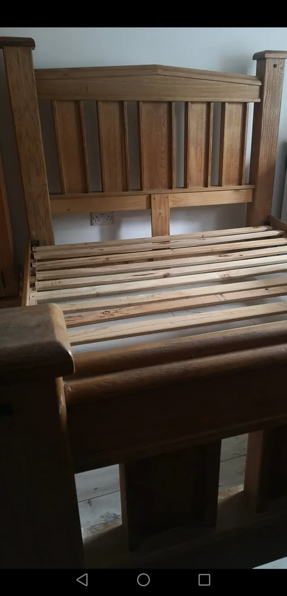 Solid Oak King. Size Frame - Image 3