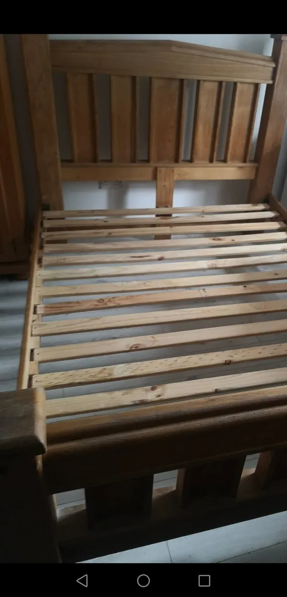 Solid Oak King. Size Frame - Image 4