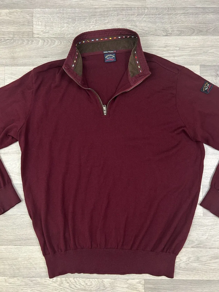 Paul & Shark Merino Wool Half Zip Jumper Mens XXL - Image 2