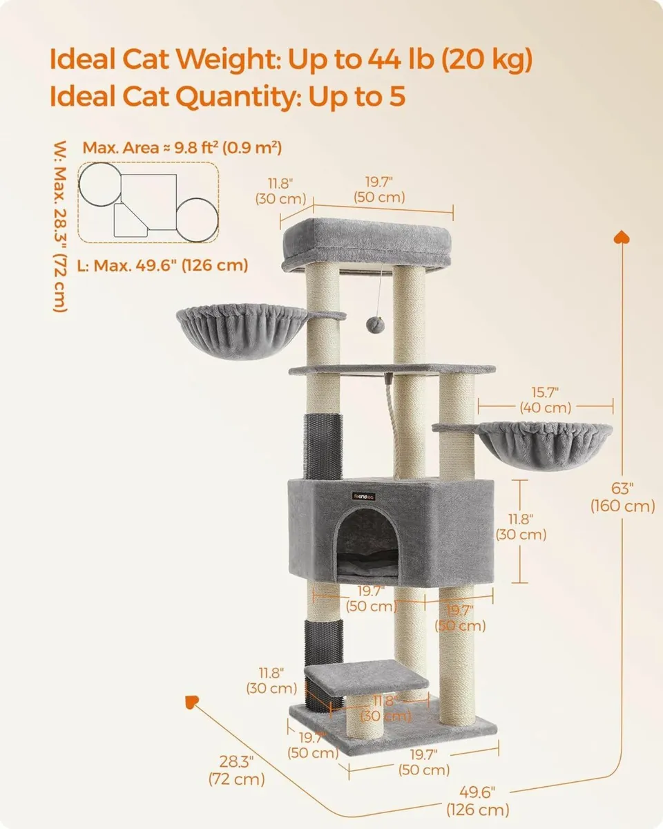 New Pet Cat Tower Play Area - FREE Delivery - Image 2