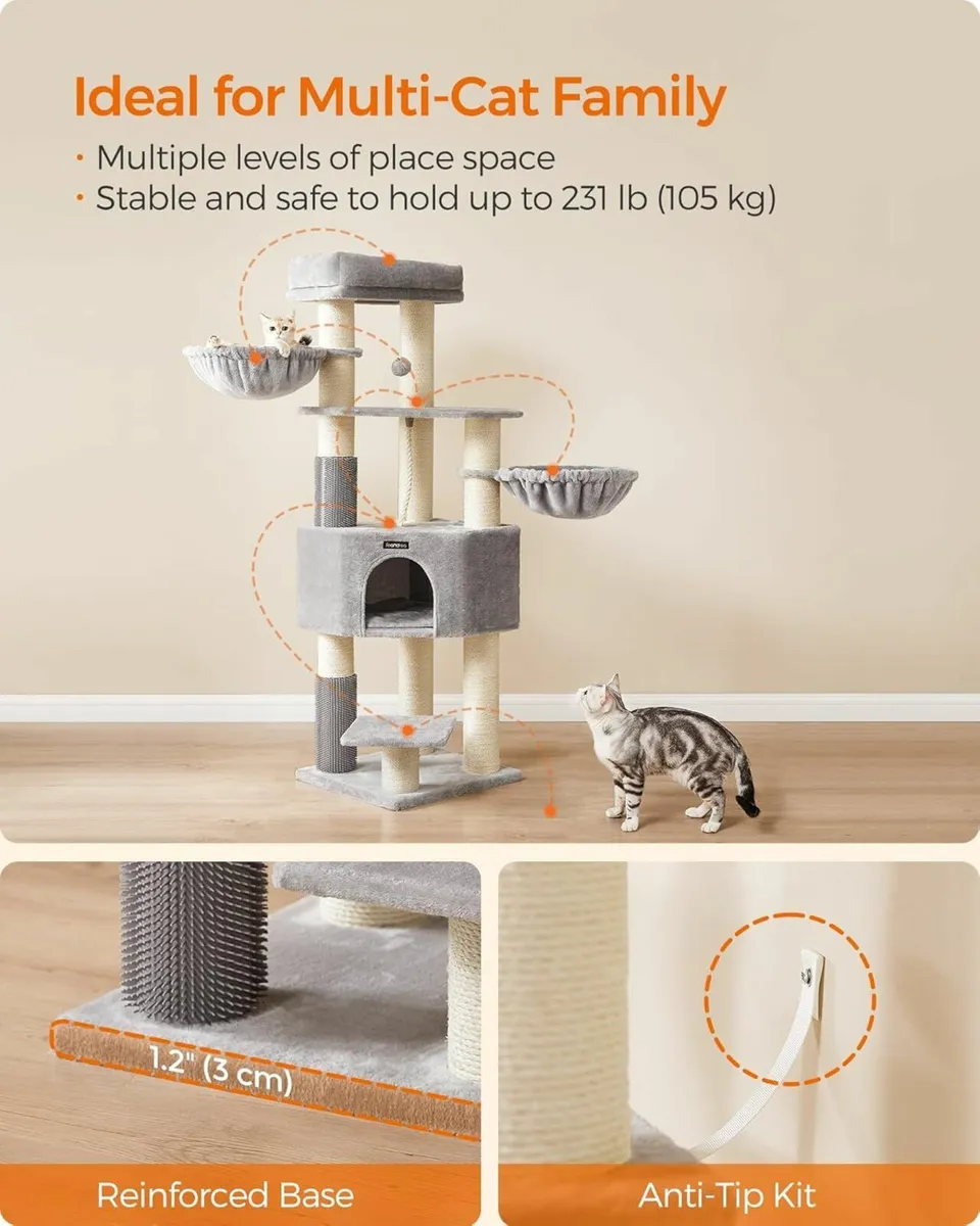 New Pet Cat Tower Play Area - FREE Delivery - Image 3