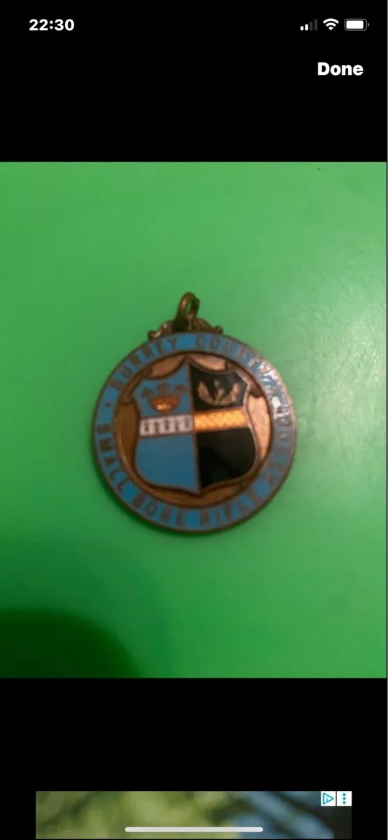 Old rifle medal - Image 1