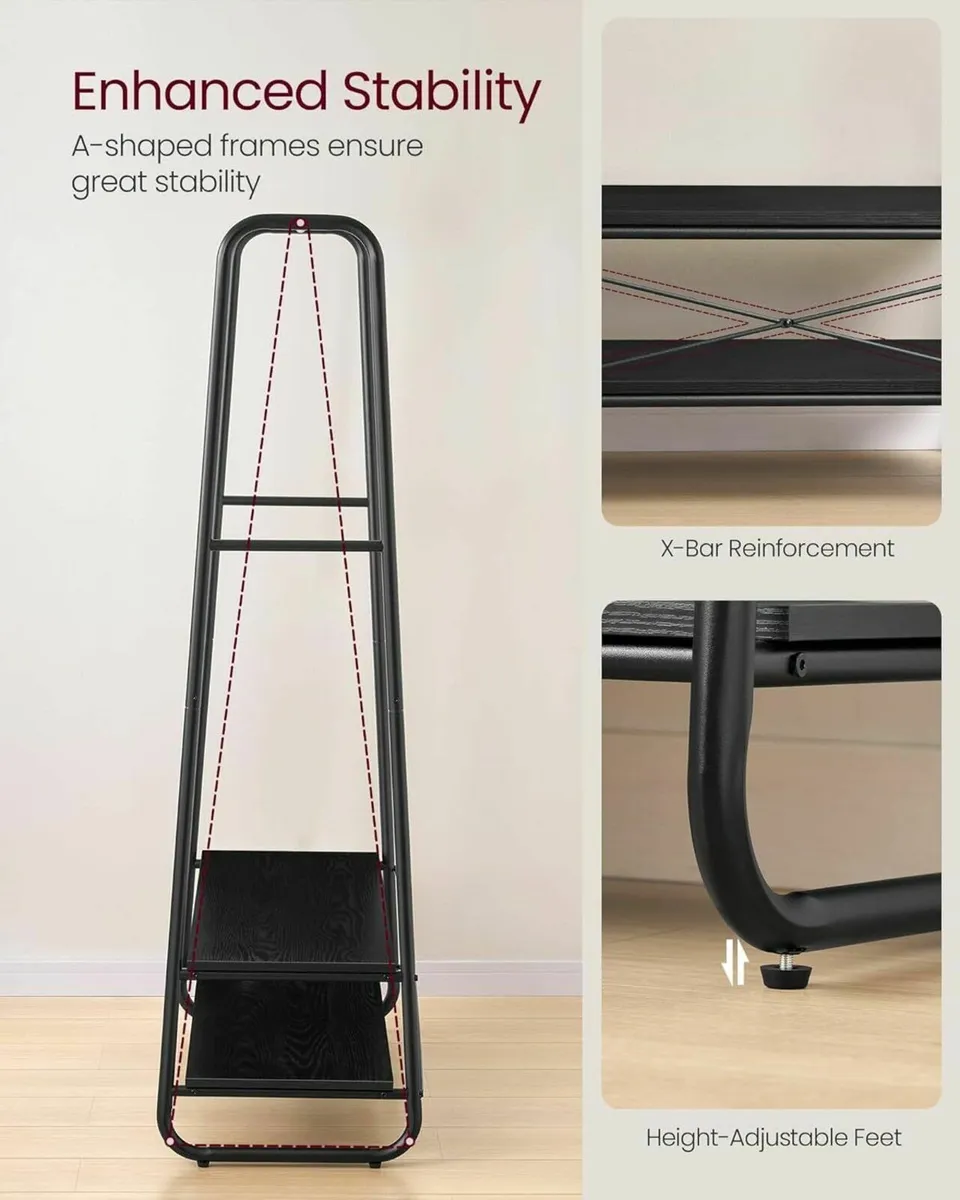 New Industrial Clothes Rail,2 Shelves - FREE P&P - Image 4