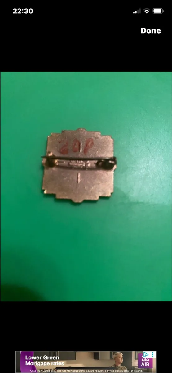 Old bowling badge - Image 2