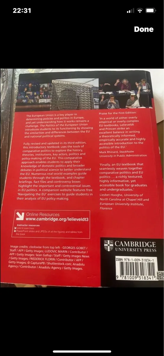 Politics of the European Union college book - Image 2