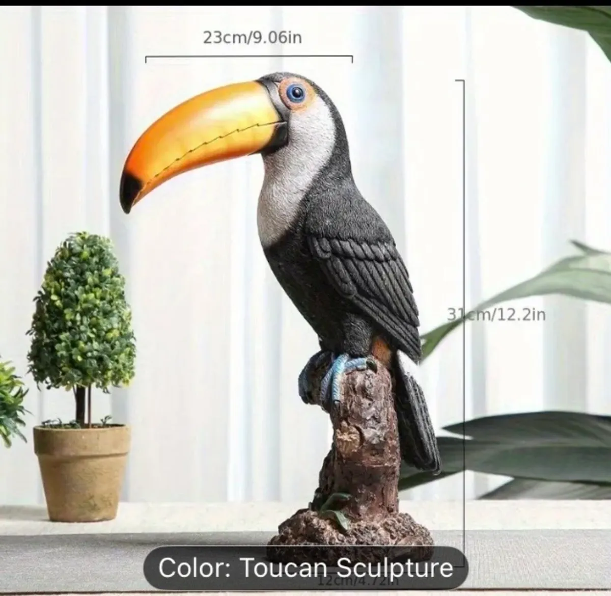 Toucan figure free postage - Image 2