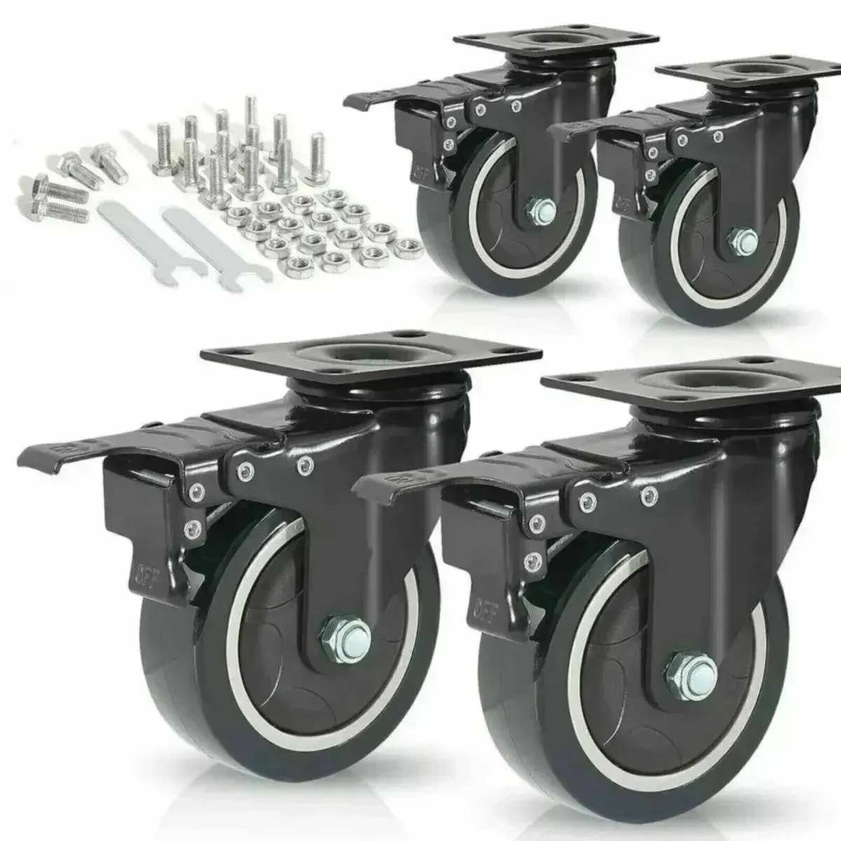 Heavy Duty 50mm Castor Wheel – 200KG Load Rating - Image 4
