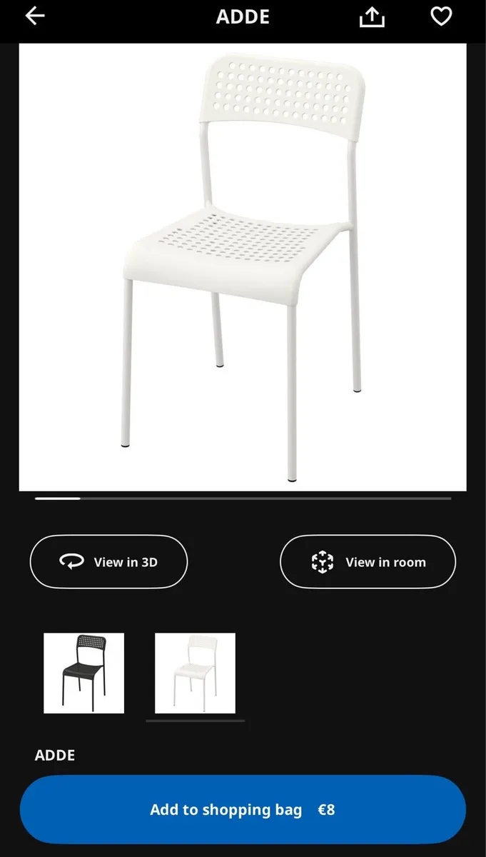IKEA extendable table with 8 chairs - Image 2